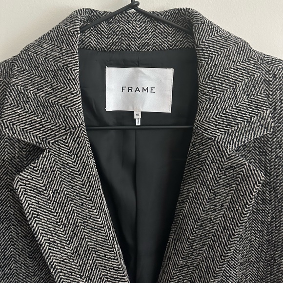 Frame Patterned Blazer - Picture 3 of 3